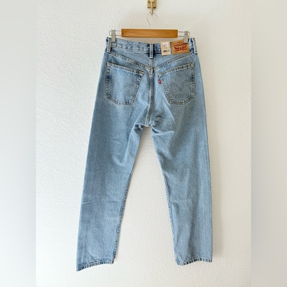 Levi’s 501 Good As Silver High-rise Straight Leg Denim Jeans Size 28x30 - Picture 9 of 10